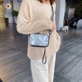 thumbnail image 1 of Moda maleta forma monedero mujer hombro mensajero equipaje bolsa (plata) Tmvgtek Para estrenar, 1 of 9