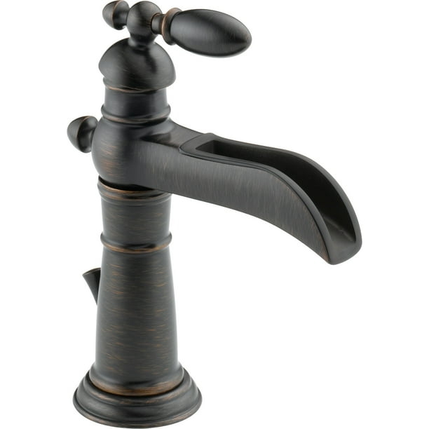 Delta Victorian Single Handle Channel Bathroom Faucet in