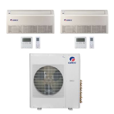 Dual Zone Ac Unit Compare Prices At Nextag Gree Multi42cflr200 42 000 Btu Multi21 Dual Zone Floor