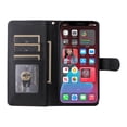 thumbnail image 5 of JTCASES Compatible with iPhone 12 Pro Max 6.7 inch Case Wallet Flip Folio Case [Kickstand] with RFID Blocking Card Holders [Shockproof] and Wrist Strap Phone Cover for Men Women Girls, Black, 5 of 12