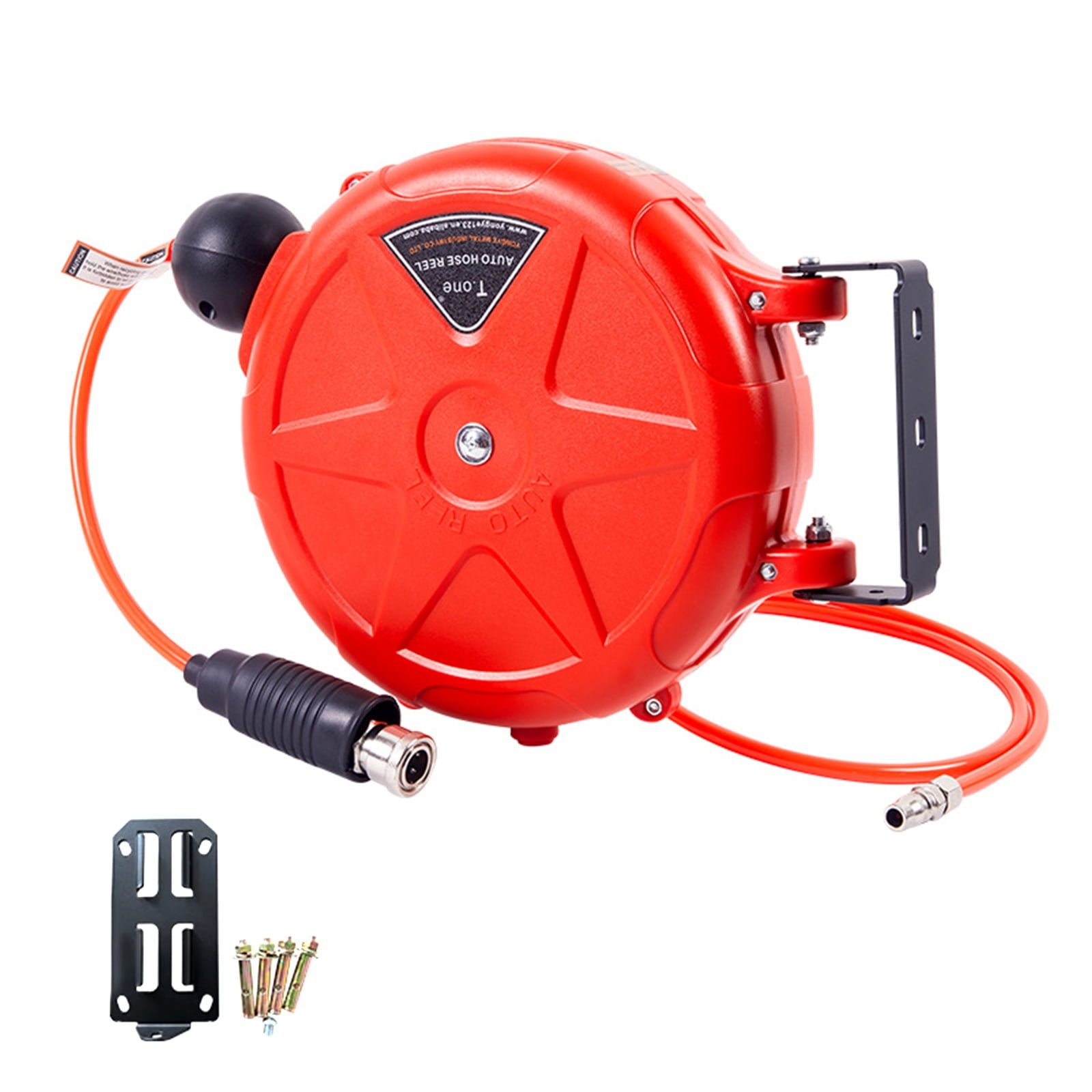 Automatic Retractable Garden Hoses Reel Convenient Design Hoses Reel for Easy Use and Storage in Garage or Workshop