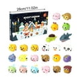 thumbnail image 3 of 2025 Christmas Advent Calendar Animal Shapes Cars Toys, 24 Days Countdown Calendar Pull Back Car Vehicles Toy Set, New Year Birthday Xmas Gift Surprise Box, 3 of 5