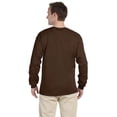 thumbnail image 2 of The Fruit of the Loom Adult HD Cotton Long-Sleeve T-Shirt - CHOCOLATE - L, 2 of 2