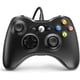 thumbnail image 2 of Xbox 360 Wired Controller Dual Vibration Turbo Gamepad Compatible with Xbox 360/Slim & PC Windows 7, 8, 10 Black, 2 of 5