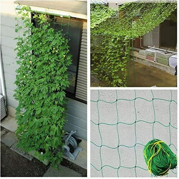 Durable Nylon Trellis Net Netting Plant Support for Climbing Plants 5.9Ft x 11.8Ft