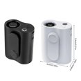 thumbnail image 3 of Outdoor Waist Fan Leafless USB Hanging Charging Lighting Function Fast Speed Mini Portable Strong Cooling Fan Camping White, 3 of 4