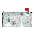 thumbnail image 2 of Haiem Goose and Doodle Flowers Mailbox Covers Magnetic ,Mailbox Wraps Post Letter Box Cover for Holiday Garden Yard Decor-21x18 in, 2 of 9