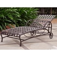 thumbnail image 4 of International Caravan Santa Fe Nailhead Single Multi Position Chaise Lounge in Rustic Brown, 4 of 4