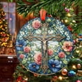 thumbnail image 2 of Cross3 Christmas Ornament, Ceramic/Acrylic Ornament, Mother’s Day Keepsake, Valentine’s Day Decor, Festival Gift Ornament, Treasured Memory 2025, 2 of 5