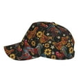 thumbnail image 5 of Kdxio Unisex Sunflower Rooster Pattern Baseball Cap Unisex Washed Classic Adjustable Hat, 5 of 8