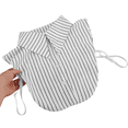 thumbnail image 4 of unbranded Collar Falso De Camisa A Rayas Para Mujer Detachable Y Cómodo, 4 of 7