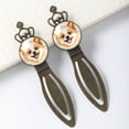 thumbnail image 3 of Pixel dog Vintage Copper Crown-Shaped Bookmarks Made of Stainless Steel Material: a Gift for Readers and Book Lovers - Each Set Includes Two Bookmarks, 3 of 5