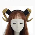 thumbnail image 2 of Diadema gótica de cuerno de oveja estilo punk, accesorio para fotografía de animales del bosque, cosplay, accesorio para el cabello steampunk, 2 of 3