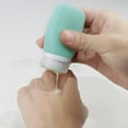 thumbnail image 6 of Portable Silicone Dispensing Bottle,Home Travel Kit Facial Cleanser Cosmetic Lotion Storage Bottles Transparent, 6 of 6