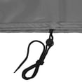 thumbnail image 6 of Unique Bargains 112.6"x79" 210D Pedal Boat Cover Waterproof for 3 or 5 Person Pedal Paddle Boat Storage Protector Gray, 6 of 6