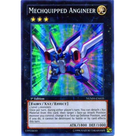 yugioh number hunters mechquipped angineer numh en035 walmart com