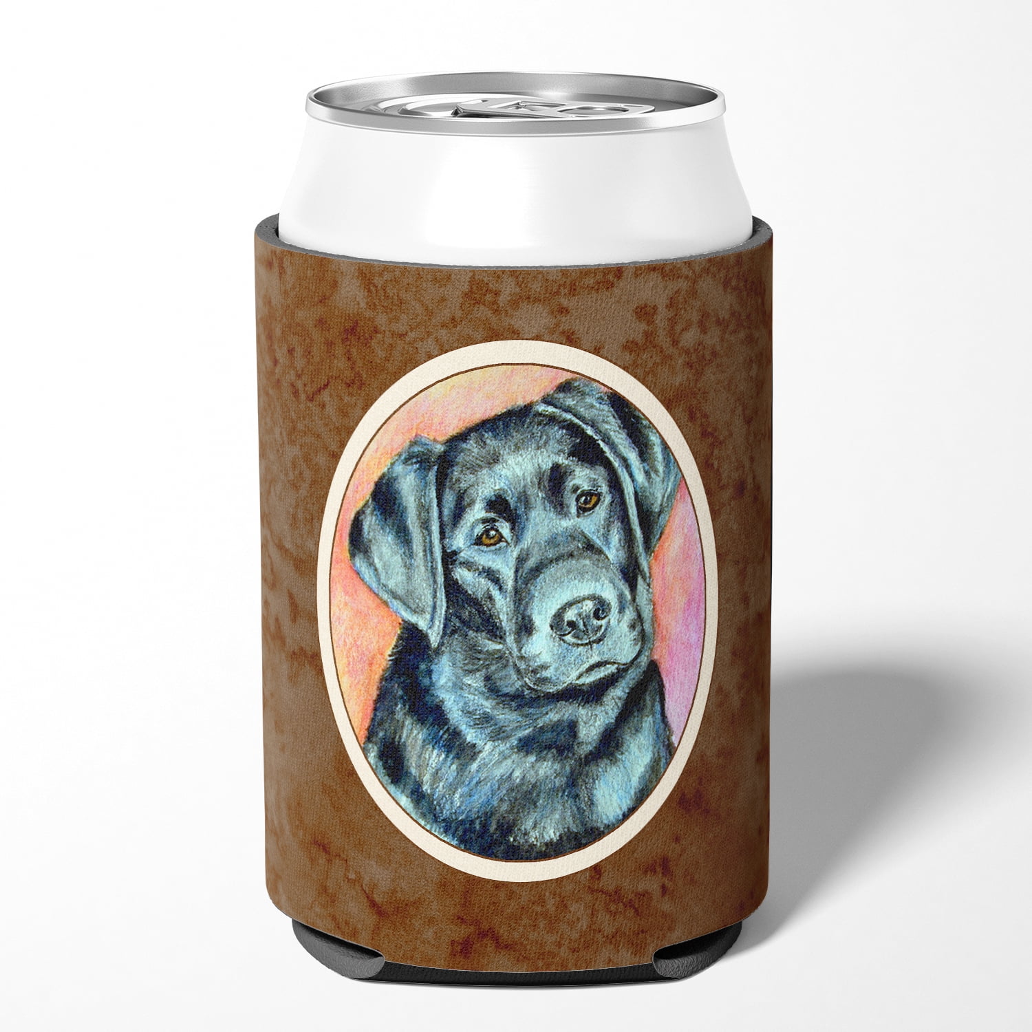 Caroline's Treasures 7177CC Black Labrador Can or Bottle Hugger, Can Hugger, multicolor