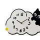 thumbnail image 5 of Reloj de pared con diseño de gato, moderno, acrílico, creativo, silencioso, adorable y decorativo. 20 cm, 5 of 5
