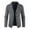 Gray, variant on JTieacloth Knitted Pullover Sweaters Mens Autumn And Winter Fashion Casual Cardigan Button Standing Neck Pocket Long Sleeve Sweater Coat(Black)