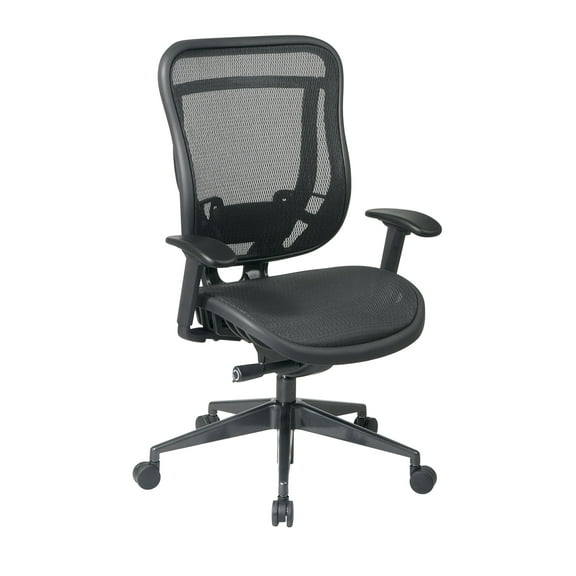 SPACE Seating Executive High Back Chair with Breathable Mesh Seat and Back