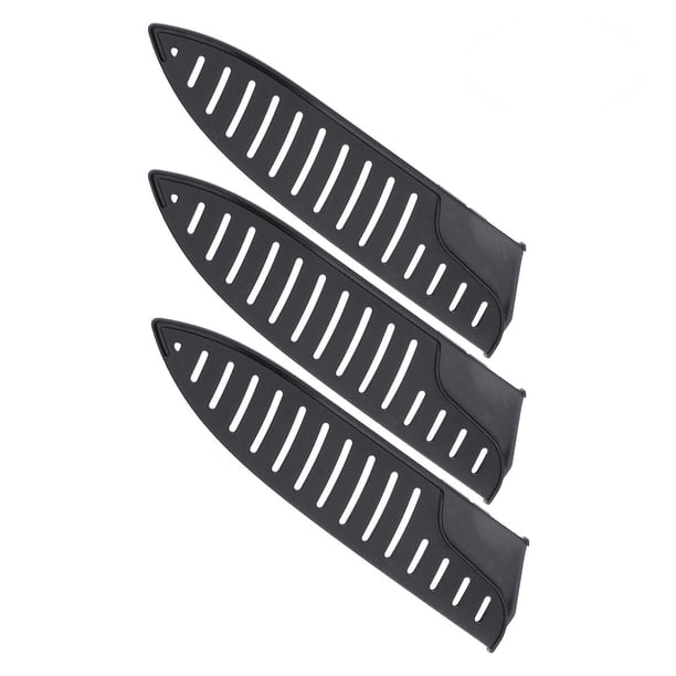 EeaseMX 3 protectores de plástico negros para cocina de 8 pulgadas