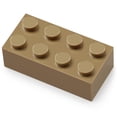 thumbnail image 2 of Bloques de construcción Feleph (2x4 unidades, 320 unidades), color marrón oscuro, 2 of 6