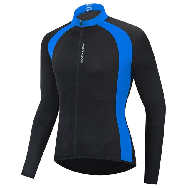 Maillot de ciclismo para hombre y mujer de secado rápido transpirable manga larga