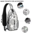 thumbnail image 2 of Mandala Sling Bag for Women Men Hiking Sling Backpack Chest Bag for Traveling Office AntiTheft Sling Shoulder Bag Trendy Sling Backpack, 2 of 6
