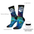 thumbnail image 4 of Pofeuu Colorful Parrot Jungle Dream Print Crew Socks, Adult Running Hiking Socks for Youth and Adult, 4 of 6
