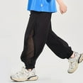 thumbnail image 2 of MEZZALL Toddler Boys Athletic Jogger Pants With Side Mesh For Active Kids Comfortable Elastic Trousers For Daily Wear Pants Soft Baby Wear, 2 of 4