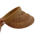 thumbnail image 2 of YAOBAMM Chapeau de Plage à Large Bord pour Femmes, Chapeau Haut de Forme Vide, Chapeau de Plage à Large Bord pour l'Été, Design pour Cheveux, Visière Pare-Soleil, 2 of 6