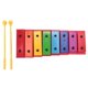 thumbnail image 3 of 8 Notes Chromatic Xylophone Glockenspiel Resonator Bells with Yellow Case, 3 of 5