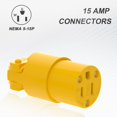 thumbnail image 4 of Conector eléctrico de repuesto con extremos de cable de extensión, 10 unidades, 4 of 7