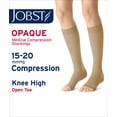 thumbnail image 2 of Jobst Opaque 20-30 Open Toe Knee High Compression Stockings Natural Xlarge, 2 of 9