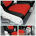 thumbnail image 5 of For 2018–2023 Honda Odyssey FH Group Neoprene Custom Fit Waterproof Car Seat Covers - 2nd Row Red, 5 of 6