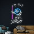 thumbnail image 3 of Handmadetneonsign I'd Hit That 8 Ball Billiards Led Sign, Billiard Neon Sign, Billiards Pool Hall, 3 of 5