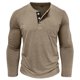 thumbnail image 5 of pstuiky camisa de manga larga para hombre, Camiseta deportiva y de fitness para hombre, de color liso, cálida y ajustada, con cuello semialto y manga larga. top de hombre m, 5 of 9