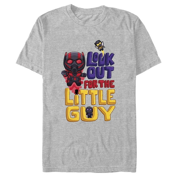 Men's Ant-Man and the Wasp: Quantumania Look Out for the Little Guy  Graphic Tee Athletic Heather 2X Large
