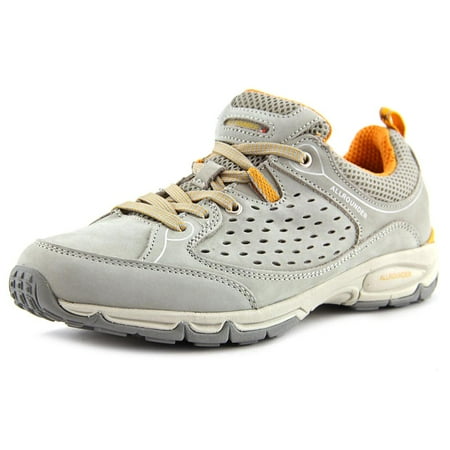 Allrounder By Mephisto Bajana Women Round Toe Leather Gray Sneakers