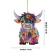 thumbnail image 3 of Decoración del hogar, decoración de habitaciones, decoración de pared, colgante de toro de color, acrílico 2D, colgante decorativo, colgante de vaca pequeña, 3 of 6