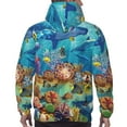thumbnail image 5 of Bingfone Sea World Men'S Drawstring Hoodie Long Sleeve Pocket Sweatshirts-4x-Large, 5 of 9