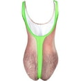 thumbnail image 5 of Hairy Man Bathing Suit Women, Funny One Piece Swimsuits for Women, Novelty Hairy Body Chest Hawaiian, Funny Gift, 5 of 5