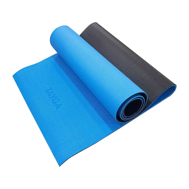 Tapete Para Yoga Tayga Azul/Negro