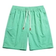 thumbnail image 5 of LEKWK Athletic Shorts for Men Elastic Waist Drawstring Quick Dry Workout Short Lightweight Moisture Wicking Gym Activewear with Side Pockets Mint Green XXXL, 5 of 6