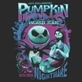 thumbnail image 2 of Junior's The Nightmare Before Christmas Jack's Pumpkin King World Tour Sweatshirt Charcoal X Large, 2 of 2