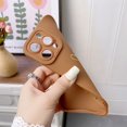 thumbnail image 4 of Compatible with iPhone 14 Pro Case, Luxury Love Heart Case with Side Pattern Soft Silicone Shockproof Full Camera Lens Cute Case for iPhone 14 Pro 6.1" for Women Girl Brown, 4 of 7