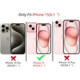 thumbnail image 2 of Compatible with iPhone15 Case Glitter Bling Cute Women Girl Phone Case Soft Twinkle Sparkly Protective Case for iPhone 15-Black, 2 of 14