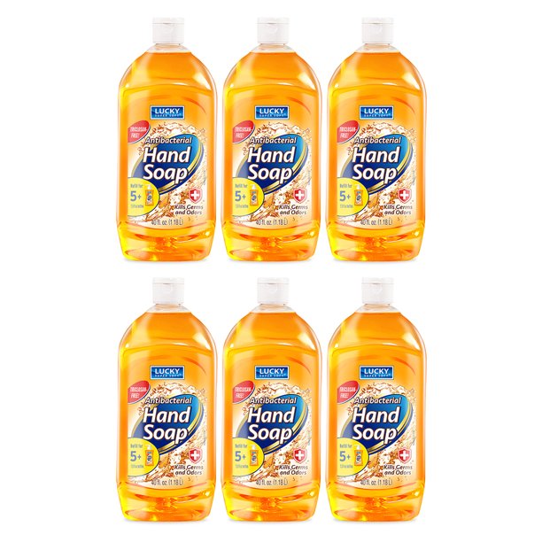 Lucky Super Soft Antibacterial Hand Soap Refill. Kills Germs and Odors