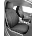 thumbnail image 2 of 2012-2015 Toyota Tacoma Front Row Sport Buckets Light Grey Insert and Trim MicroSuede Custom Seat Cover, 2 of 3