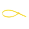 thumbnail image 3 of 18 Inch x 0.3 Inch Yellow Reusable Cable Ties Adjustable Nylon Zip Ties Wraps 40 Pack, 3 of 5